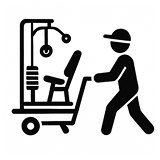 マシン納品のイメージイラスト