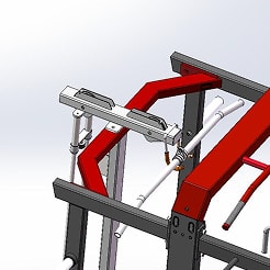 マシンの一部を拡大表示したイラスト